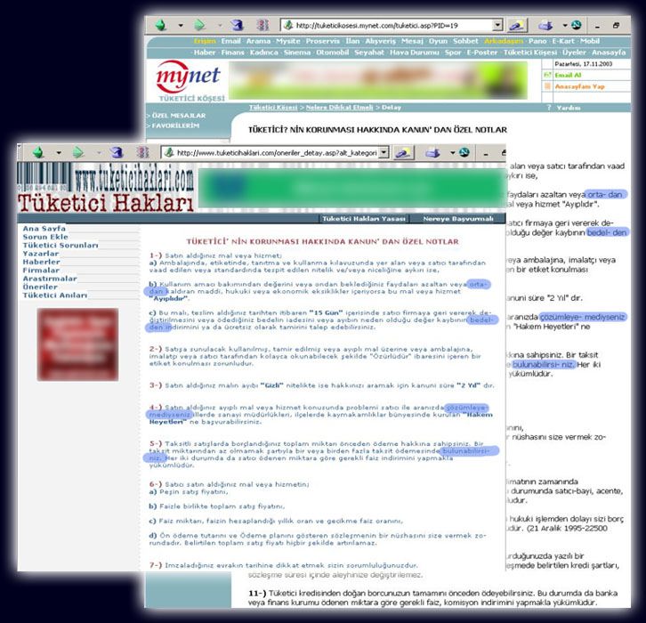 TuketiciHaklari.com - Mynet.com Telif Hakları Davası