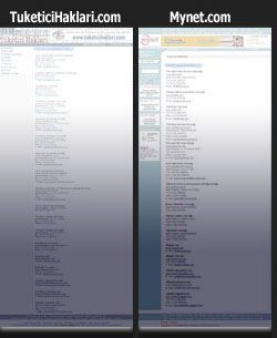 Mynet.com Tarafından Kopyalanan Sayfa Görüntüleri